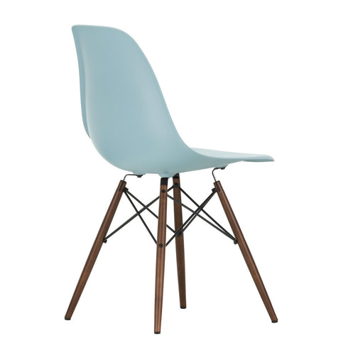 Cadeira Eames em Plástico DSW / Base dark maple